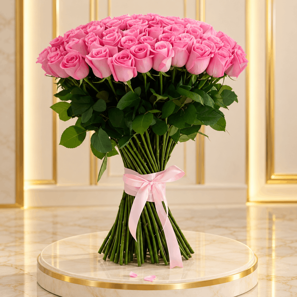 Grand Luxury Long-Stem Rose Bouquet