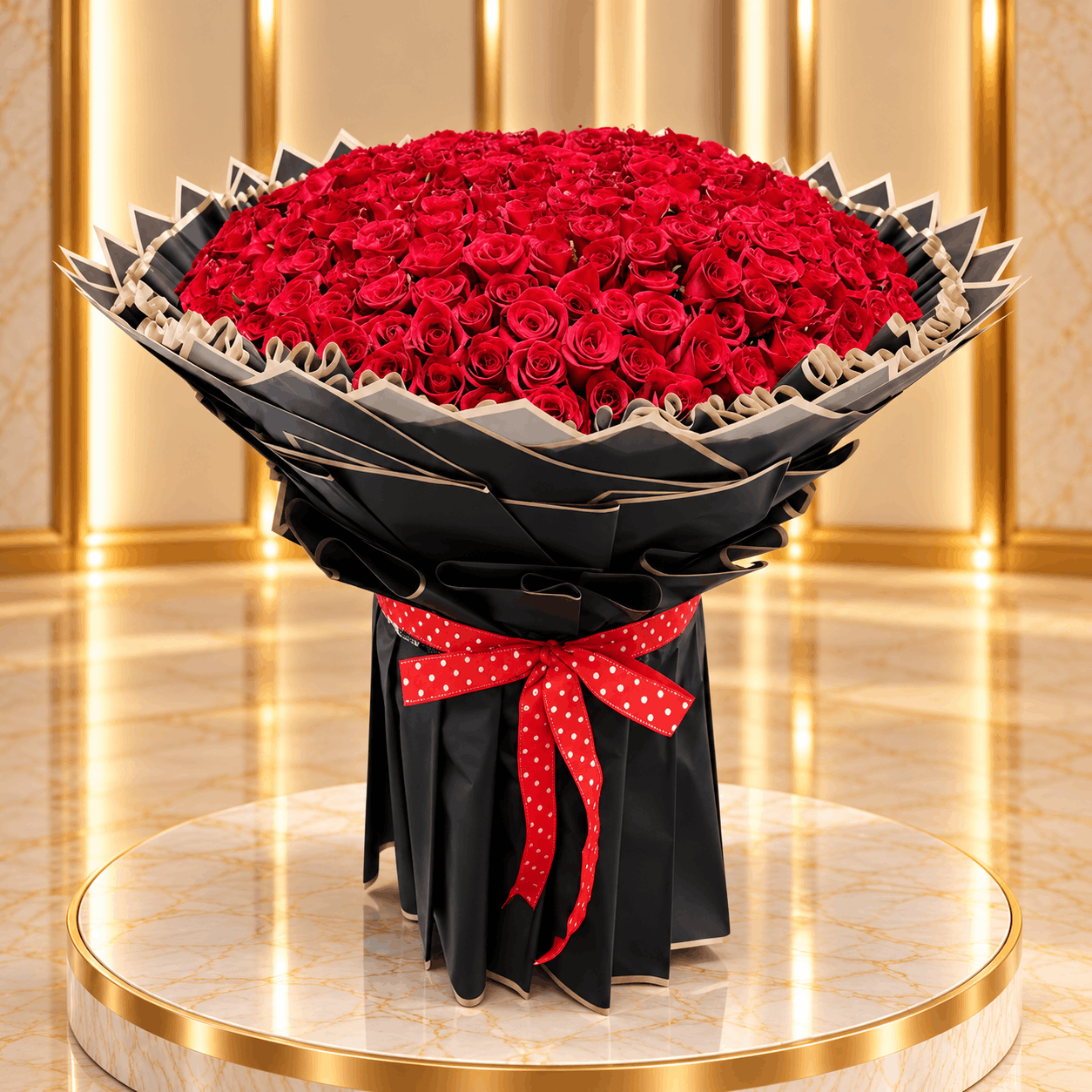 Midnight Blush Rose Bouquet