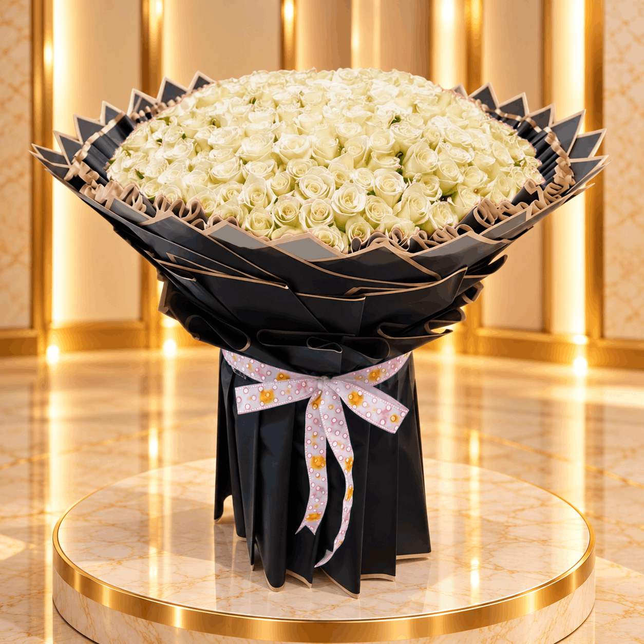Midnight Blush Rose Bouquet