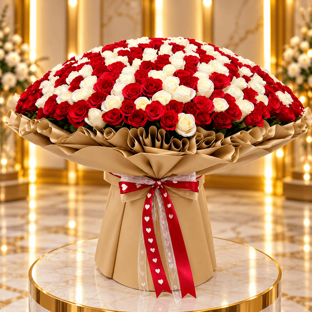Royal Harmony Rose Bouquet with premium fresh roses and elegant wrapping.
