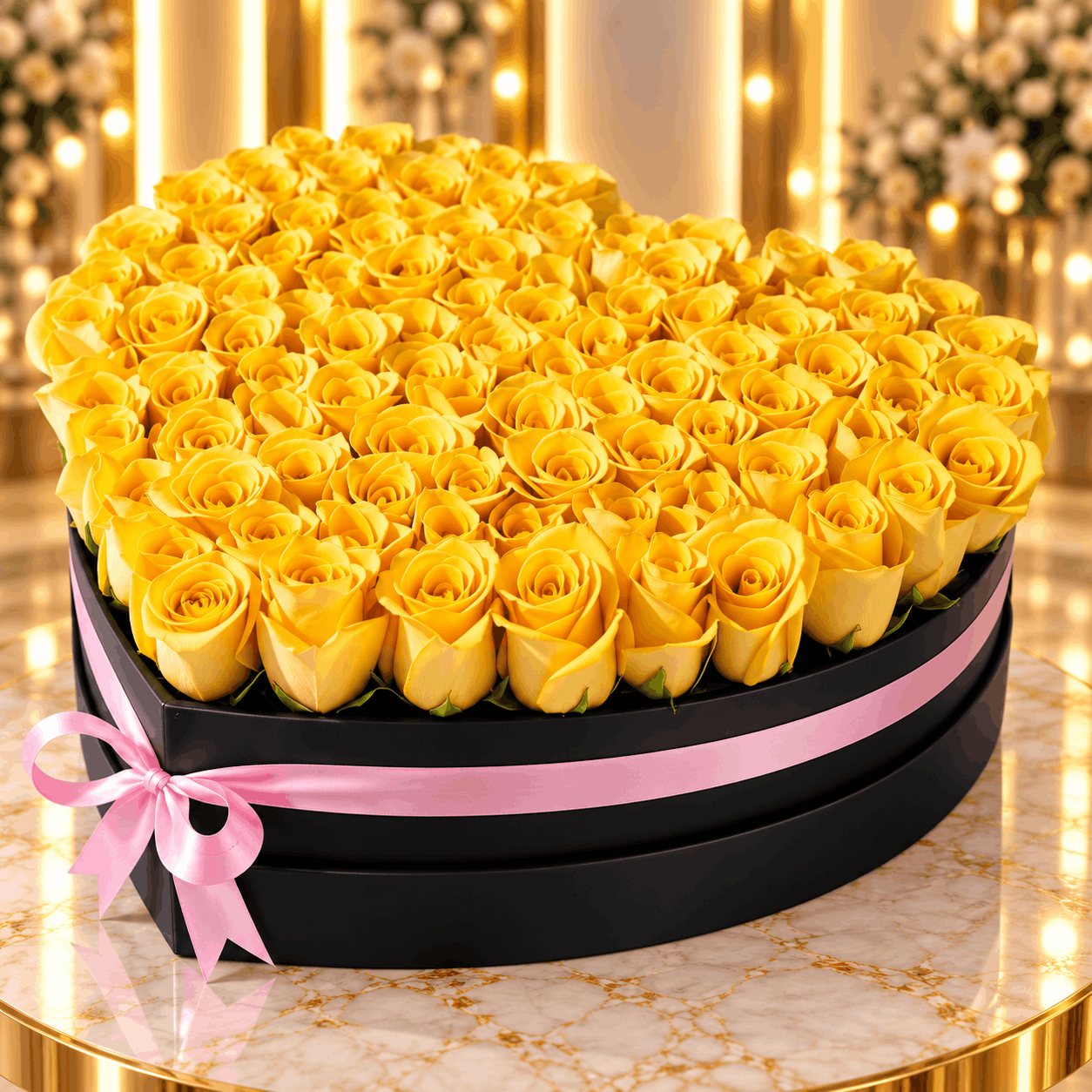 Royal Heart Rose Box