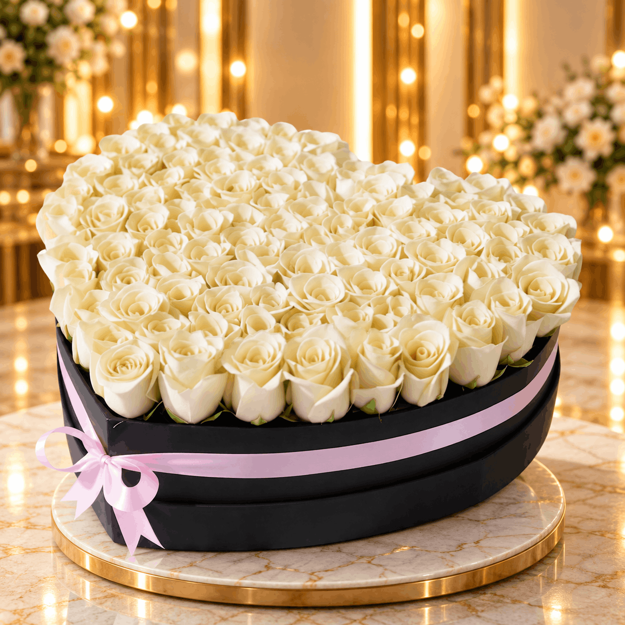 Royal Heart Rose Box