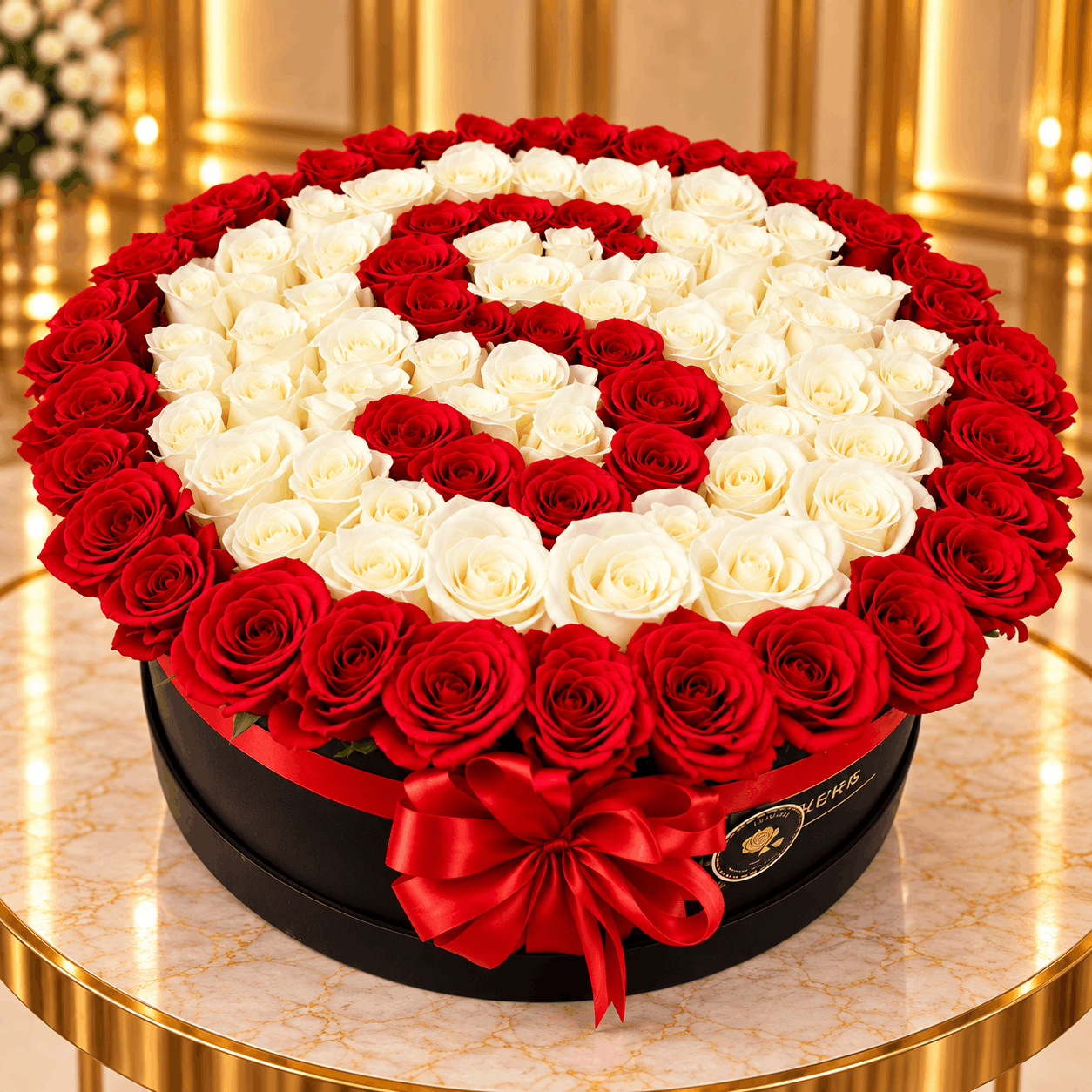 Royal Two-Tone Rose Box